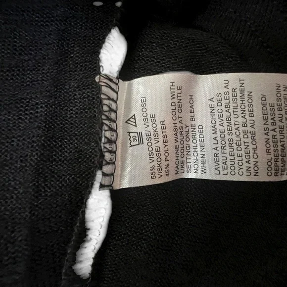 Lord & Taylor Black Knit Sweater - Picture 2 of 5